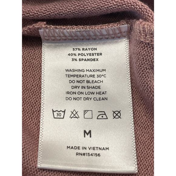 MOD REF short sleeve sweater blouse Medium rose pink - Picture 4 of 7